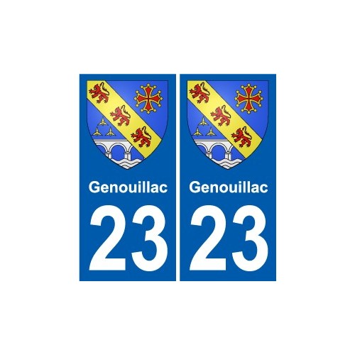 23 Léry blason autocollant plaque stickers ville