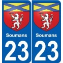 27 Léry coat of arms sticker plate stickers city