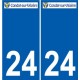 27 de Léry logotipo de la etiqueta engomada de la placa de pegatinas de la ciudad