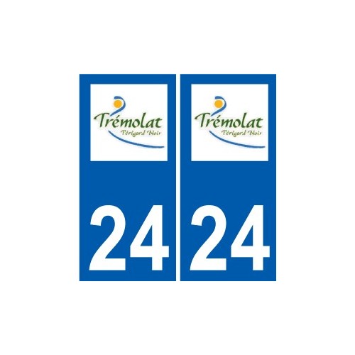24 Léry logo autocollant plaque stickers ville