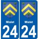 27 Léry stemma adesivo piastra adesivi città