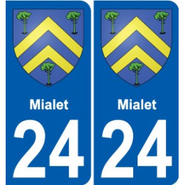 27 de Léry escudo de armas de la etiqueta engomada de la placa de pegatinas de la ciudad