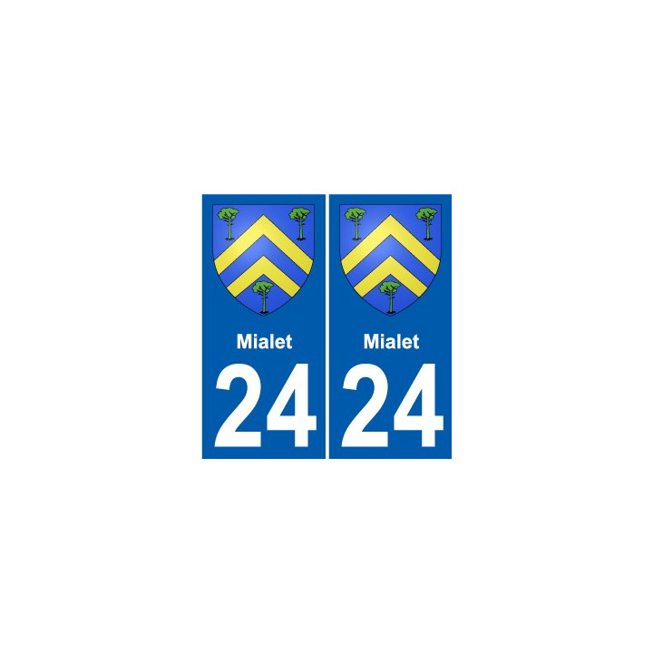 24 Léry blason autocollant plaque stickers ville