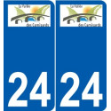 27 Léry logo adesivo piastra adesivi città