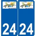 27 de Léry logotipo de la etiqueta engomada de la placa de pegatinas de la ciudad