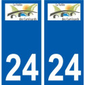 27 Léry logo adesivo piastra adesivi città