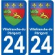 27 Léry coat of arms sticker plate stickers city