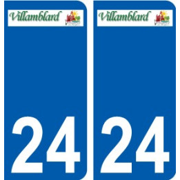 24 Léry logo autocollant plaque stickers ville