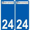 27 Léry logo sticker plate stickers city