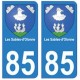 85 Les Sables d'Olonne ville autocollant plaque blason 