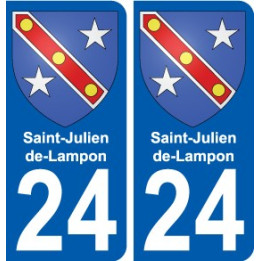 24 Léry blason autocollant plaque stickers ville