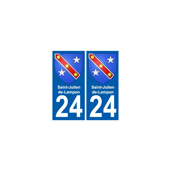 27 Léry coat of arms sticker plate stickers city