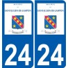 27 Léry logo adesivo piastra adesivi città