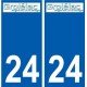 27 Léry logo adesivo piastra adesivi città
