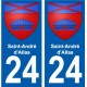 27 Léry stemma adesivo piastra adesivi città