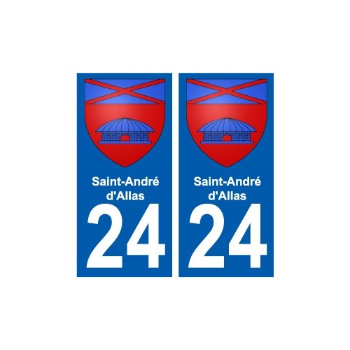 27 Léry coat of arms sticker plate stickers city