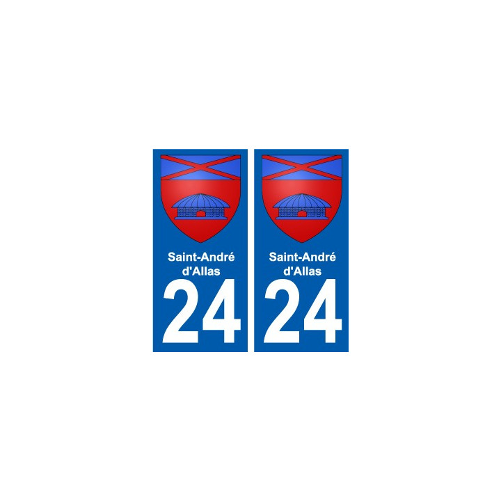 24 Léry blason autocollant plaque stickers ville