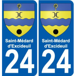 24 Léry logo autocollant plaque stickers ville
