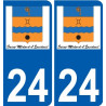 27 Léry logo adesivo piastra adesivi città