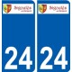 27 de Léry logotipo de la etiqueta engomada de la placa de pegatinas de la ciudad