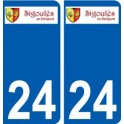27 Léry logo adesivo piastra adesivi città