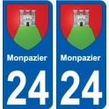 27 Léry coat of arms sticker plate stickers city