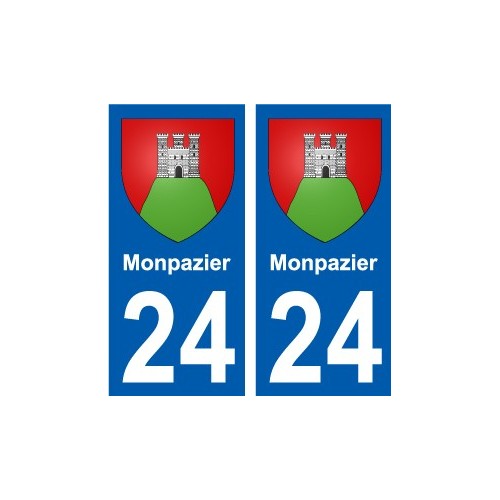 24 Léry blason autocollant plaque stickers ville