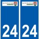 27 Léry logo adesivo piastra adesivi città