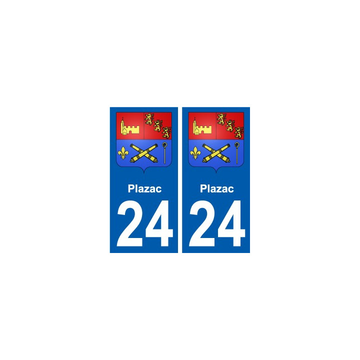 24 Léry blason autocollant plaque stickers ville
