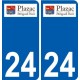 27 Léry logo sticker plate stickers city