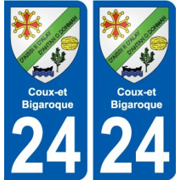 24 Léry blason autocollant plaque stickers ville
