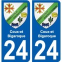 27 Léry coat of arms sticker plate stickers city