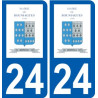 27 Léry logo sticker plate stickers city