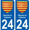 27 Léry coat of arms sticker plate stickers city