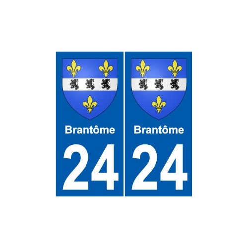 24 Léry blason autocollant plaque stickers ville