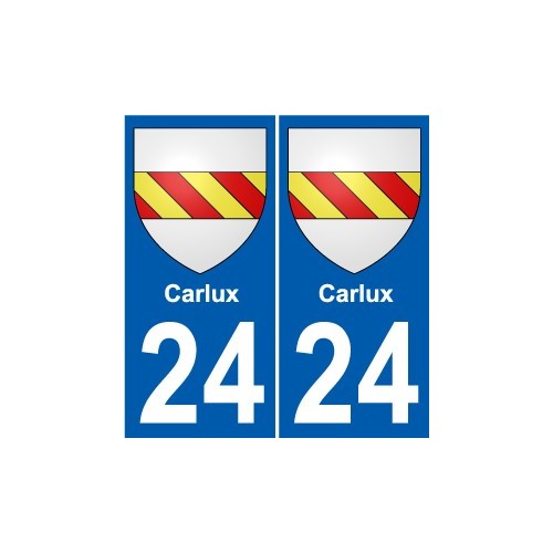 27 Léry coat of arms sticker plate stickers city