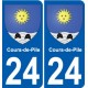 27 Léry coat of arms sticker plate stickers city