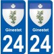 27 Léry coat of arms sticker plate stickers city