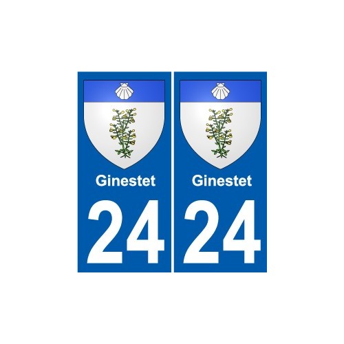 27 Léry coat of arms sticker plate stickers city