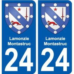 24 Léry blason autocollant plaque stickers ville