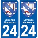 27 Léry coat of arms sticker plate stickers city