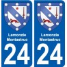 27 Léry coat of arms sticker plate stickers city