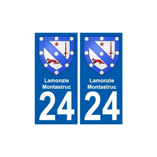 24 Léry blason autocollant plaque stickers ville