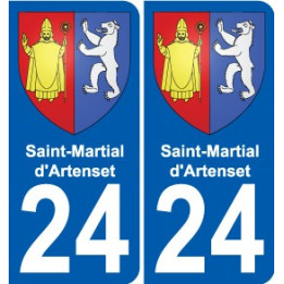 24 Léry blason autocollant plaque stickers ville