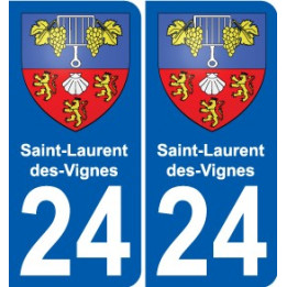 27 Léry coat of arms sticker plate stickers city
