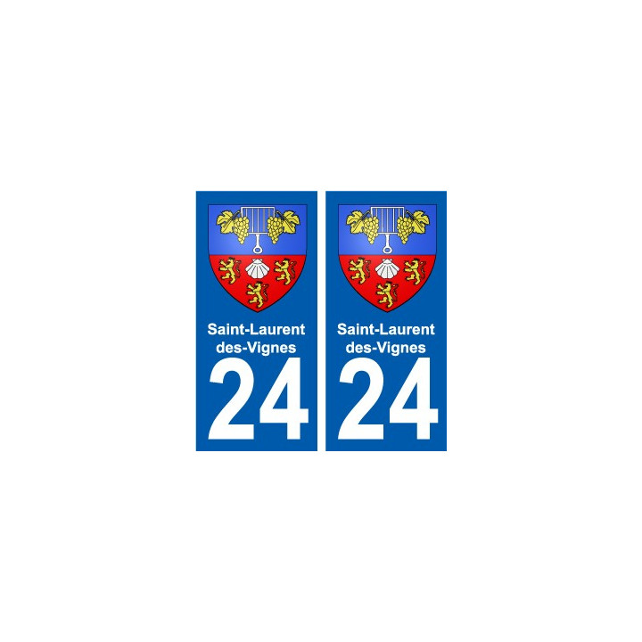27 Léry coat of arms sticker plate stickers city