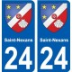 27 Léry coat of arms sticker plate stickers city