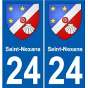 27 Léry stemma adesivo piastra adesivi città