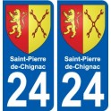 27 Léry coat of arms sticker plate stickers city