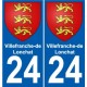 27 Léry coat of arms sticker plate stickers city